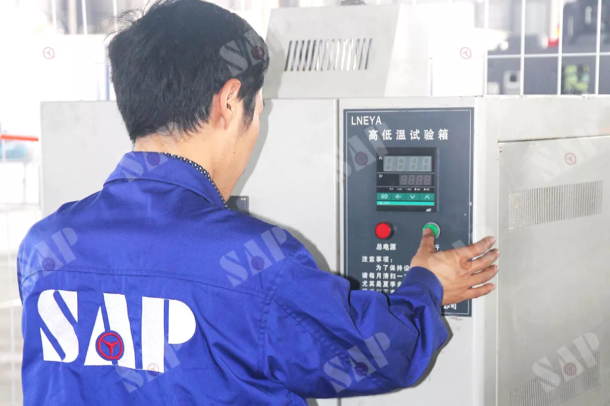 High and low temperature test